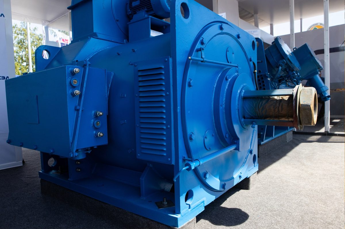 motor de corriente directa industrial